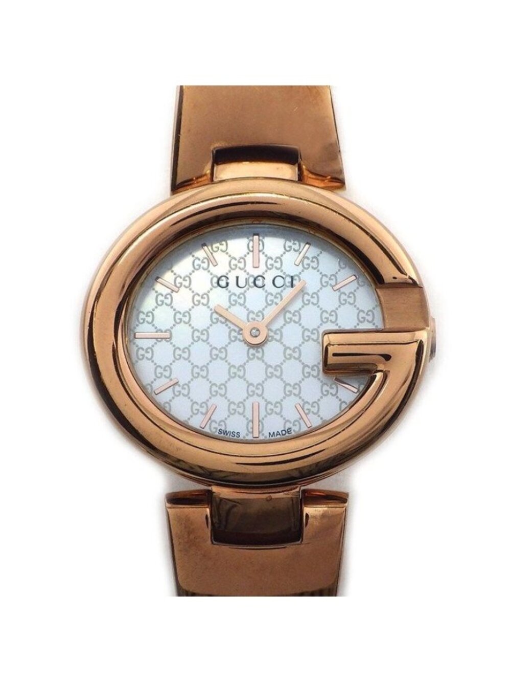 Gucci Watch G Balloon 134.5 Oval White Shell Dial Quartz Analog